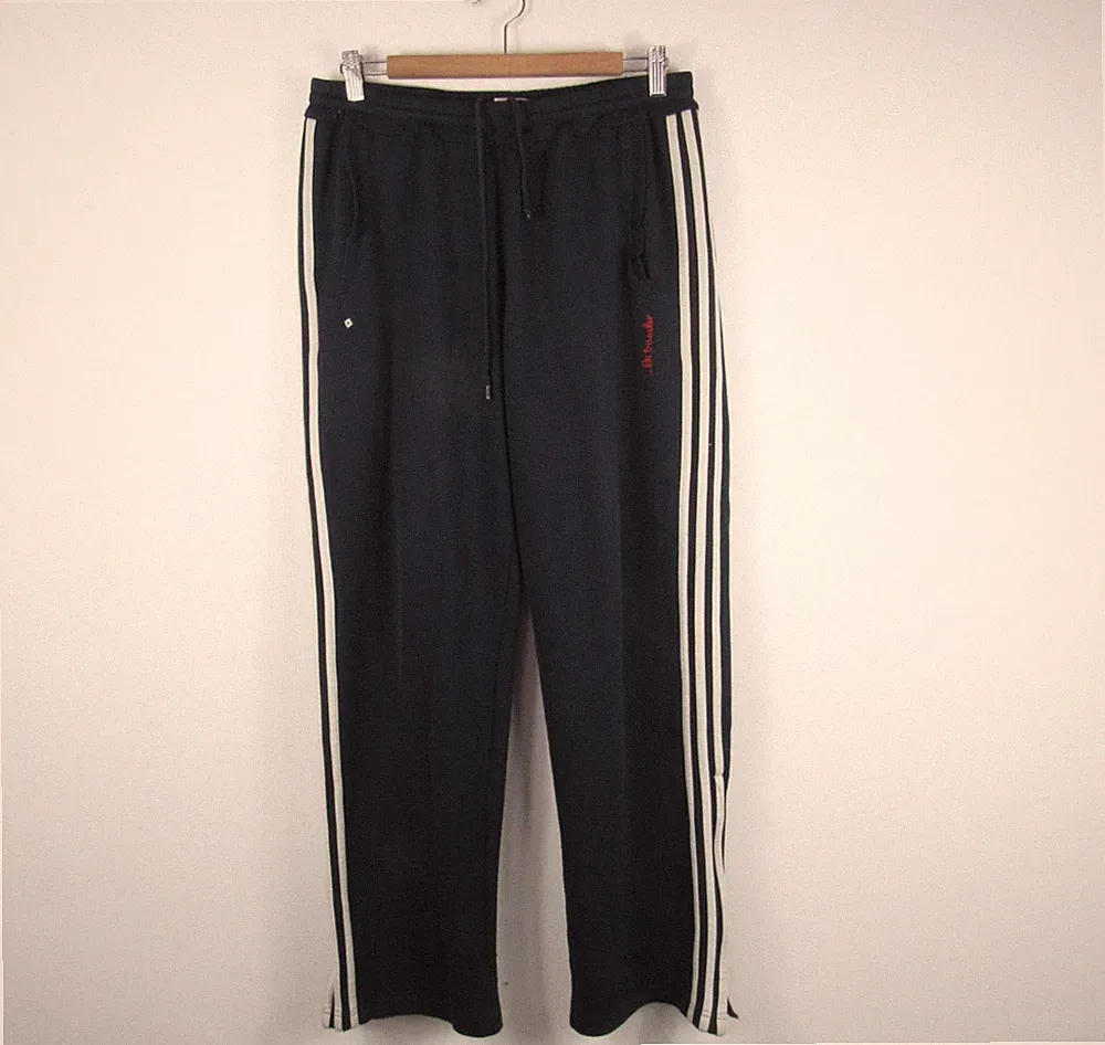 Vintage Adidas 2002 Adi Dassler Straight Leg Trainingshose Jogginghose 32" W getragen