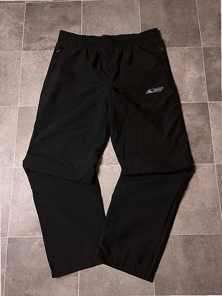 Vintage Adidas Trackpants 2004 baggy y2k Jogginghose schwarz Herren Jogger (S)