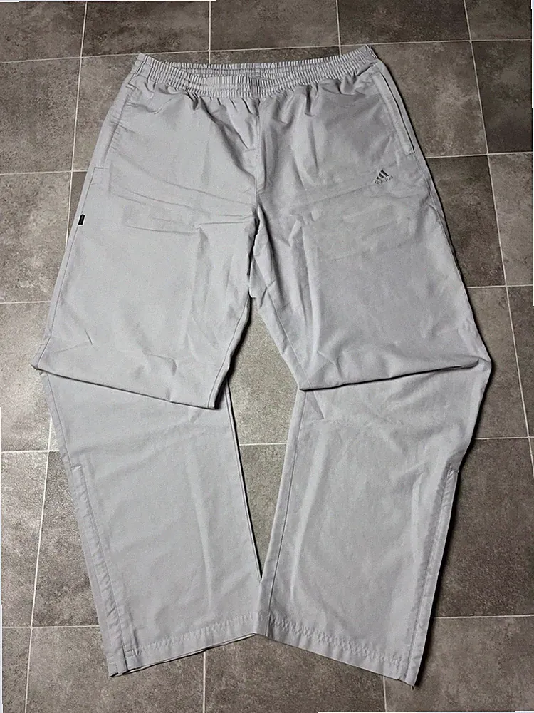 Vintage Adidas Trackpants 2007 Jogginghose Retro Jogger y2k baggy grau (XL)