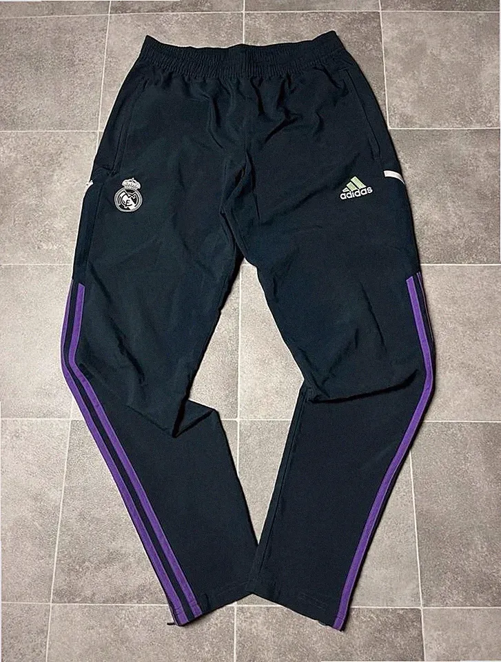 Vintage Adidas Trackpants Real Madrid dunkelblau/lila (S)