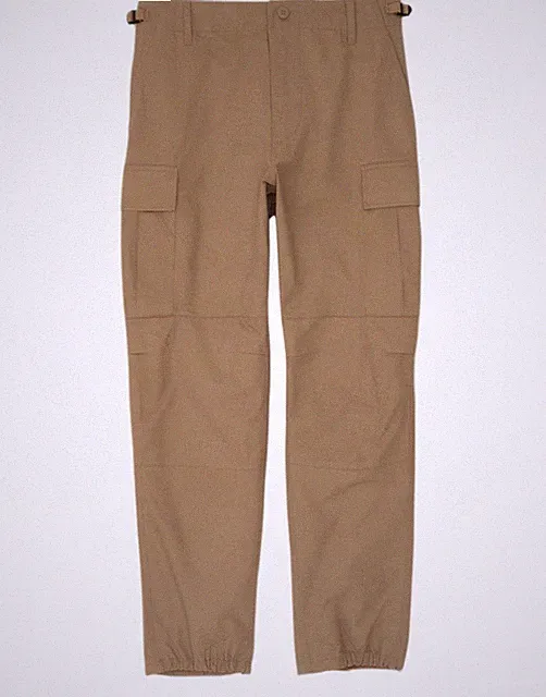 Vintage Herren Jogginghose Cargo Hose Medium W34 L31 Beige CY10