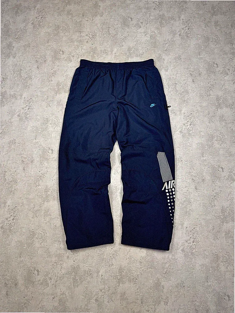 Vintage Nike Y2K Nylon Baggy Jogginghose Gr.XL
