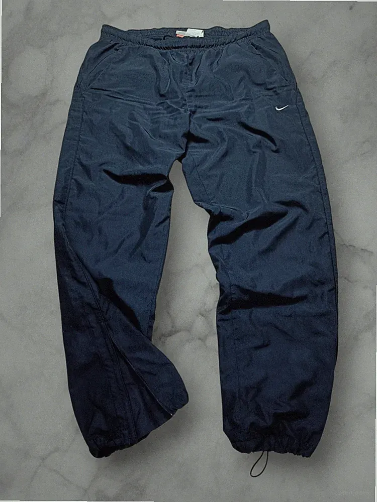 Vintage Y2K Nike Trackpants Baggy Fit Größe XL Herren Jogginghose Blau