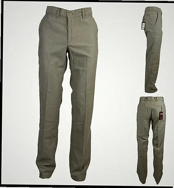 Wampum Herren Hose Elegant Winter Regular Baumwolle Chino High Waist 46