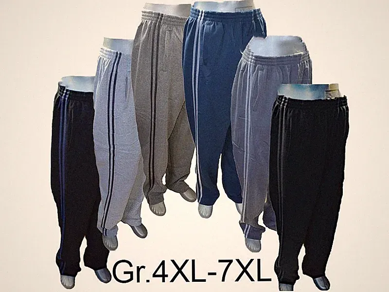 Warme Fleece Thermo 4XL-7XL Jogginghose Trainingshose Übergröße R10091LK
