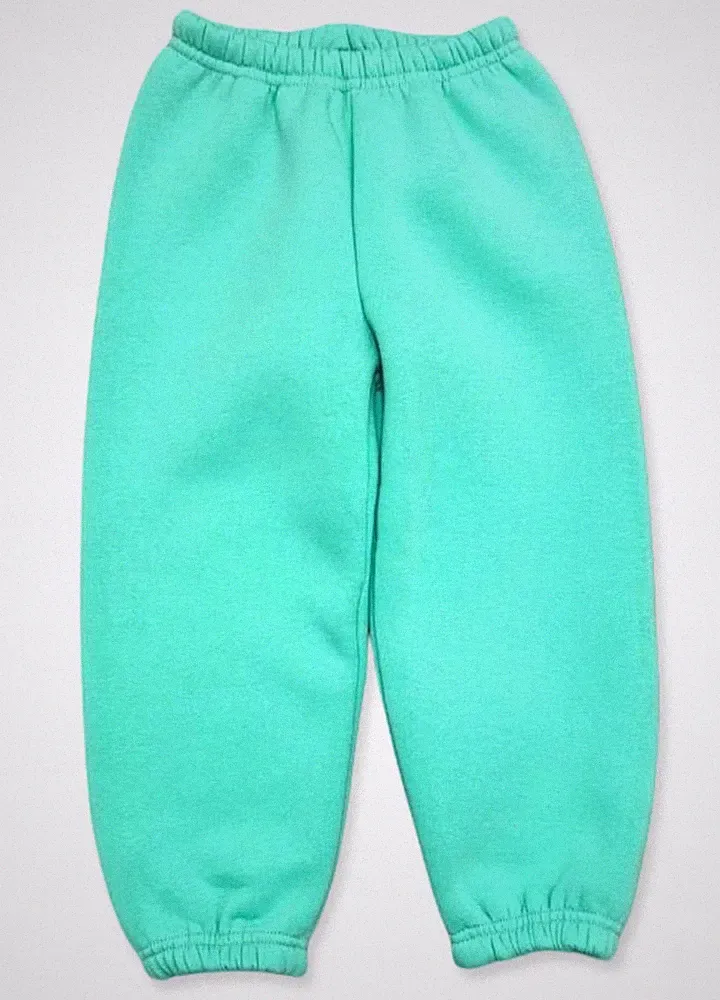 Warme Kinder-Jogginghose mit Fleece, Größe 152, Herbst-Winter, Pistazie