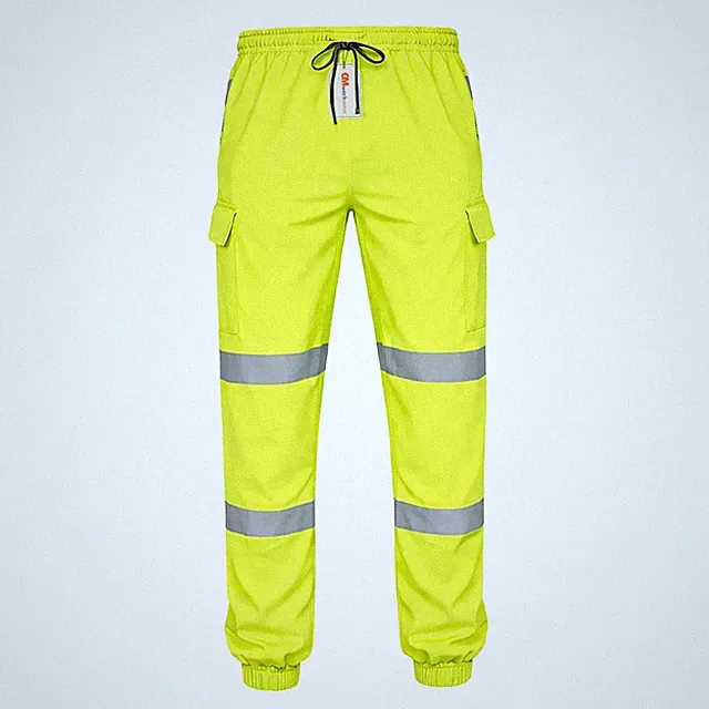 Warnschutz reflektierende Arbeitskleidung Jogginghose Fleece gefüttert Sicherheitshose PSA