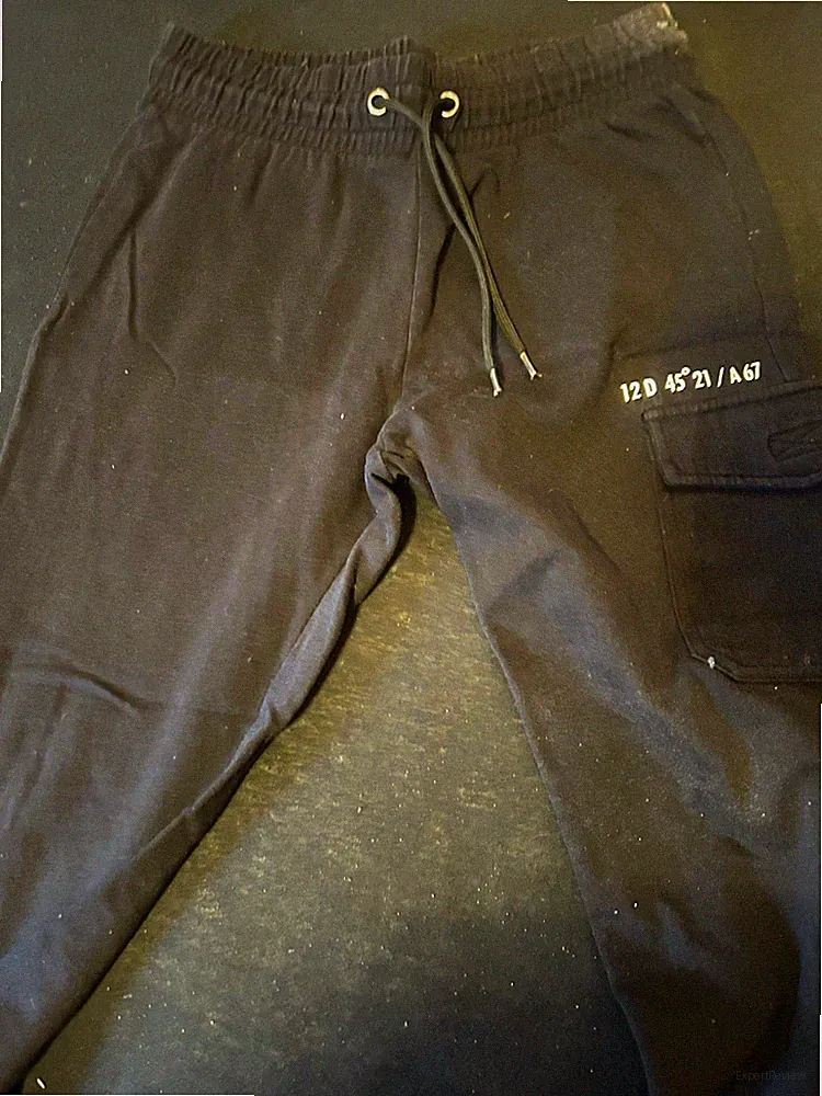 Watson's Herren Jogginghose Schwarz Gr. S Cargo-Tasche Zugband elast. Bund 32in