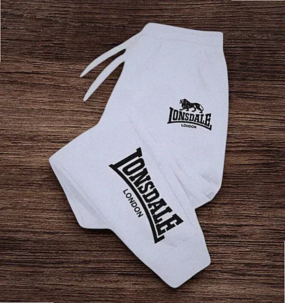 Weiße Lonsdale London Jogginghose Herren