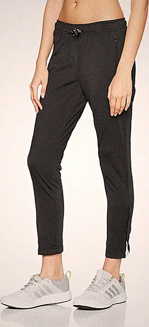 Womens adidas Originals EQT Cigarette Track Pants in black / white. 38 J5086