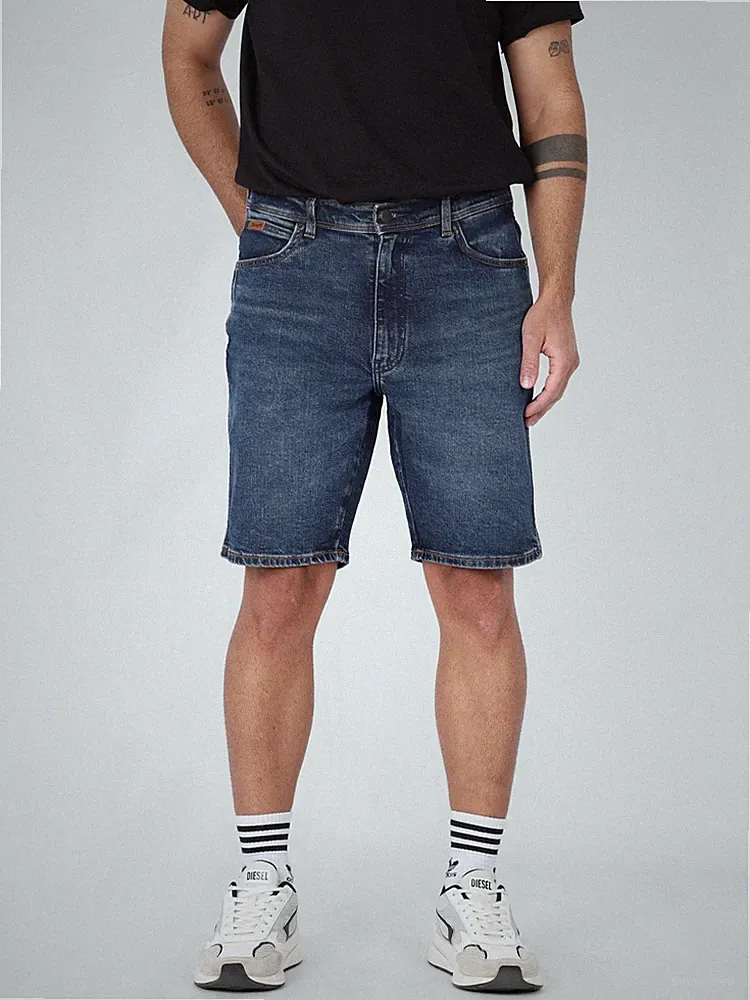 Wrangler - Herren Regular Fit Stretch Denim Jeans Shorts - TEXAS SHORTS