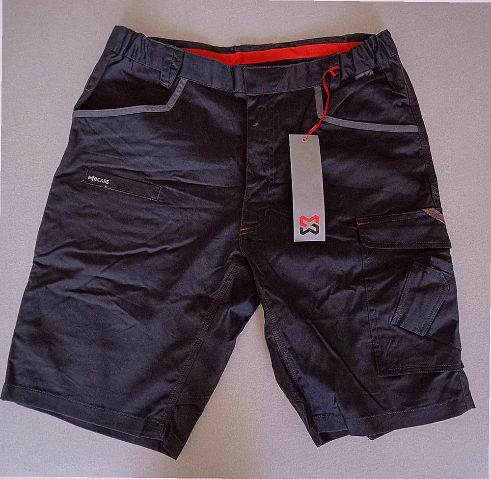 Würth MODYF Herren Cargo-Shorts Anthrazit Gr. 52 mit Reißverschluss & Logo