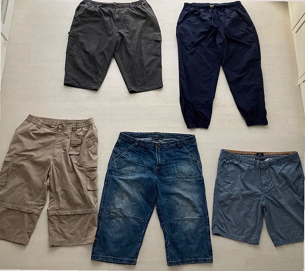 XL XXL 60 62 Konvolut Herren Hosenpaket Kleiderpaket Shorts Jogginghose 3/4