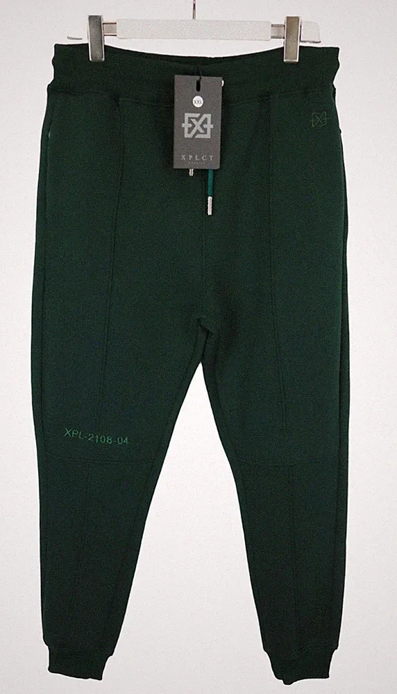 XPLCT Studios Hose Herren 2XL Fleecefutter Schnüre Jogginghose Stickerei