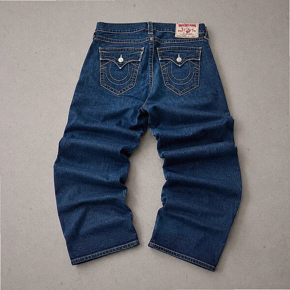 Y2K True Religion Bootcut Jeans Navy Limited L