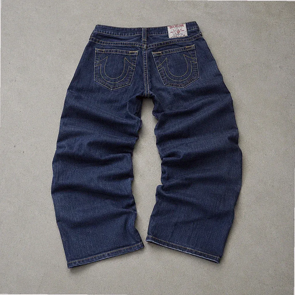 Y2K True Religion Bootcut Jeans Navy Rare W31 | DE 46