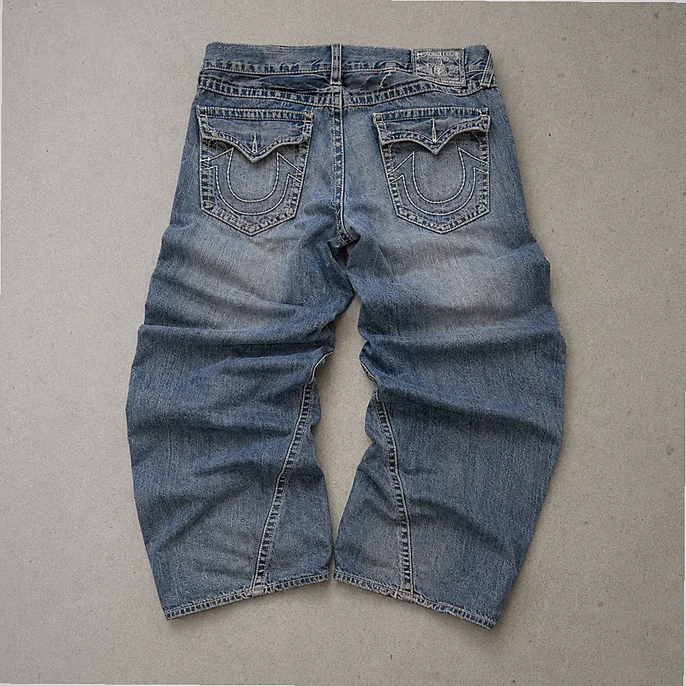 Y2K True Religion Jeans Blau Limited XL