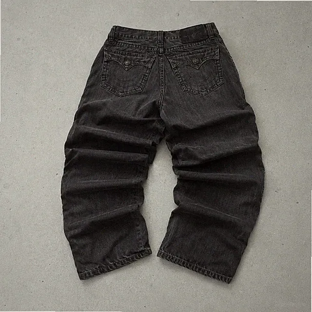 Y2K True Religion Jeans Schwarz Rare W30 | DE 46