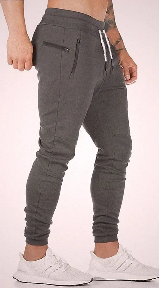 Yageshark Jogginghose Herren Baumwolle Sweathose Sporthose Fitness Slim Fit Hose