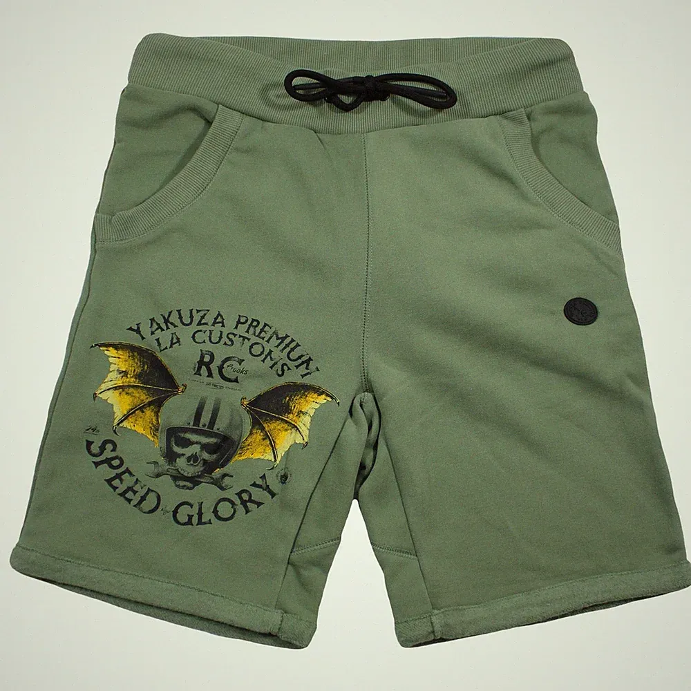 Yakuza Premium kurze Jogginghose YPJO 3627 olive Sweatpants in Größe S bis 4XL