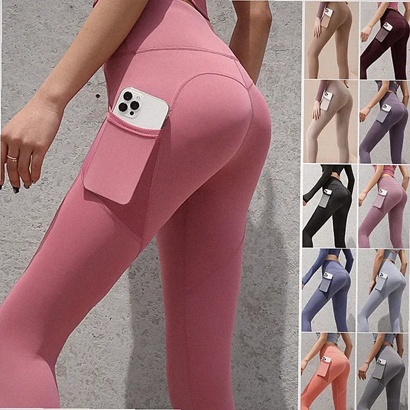 Yogahose Jogginghose mit tasche Damen Blickdicht für Yoga, Wandern, Running Mode