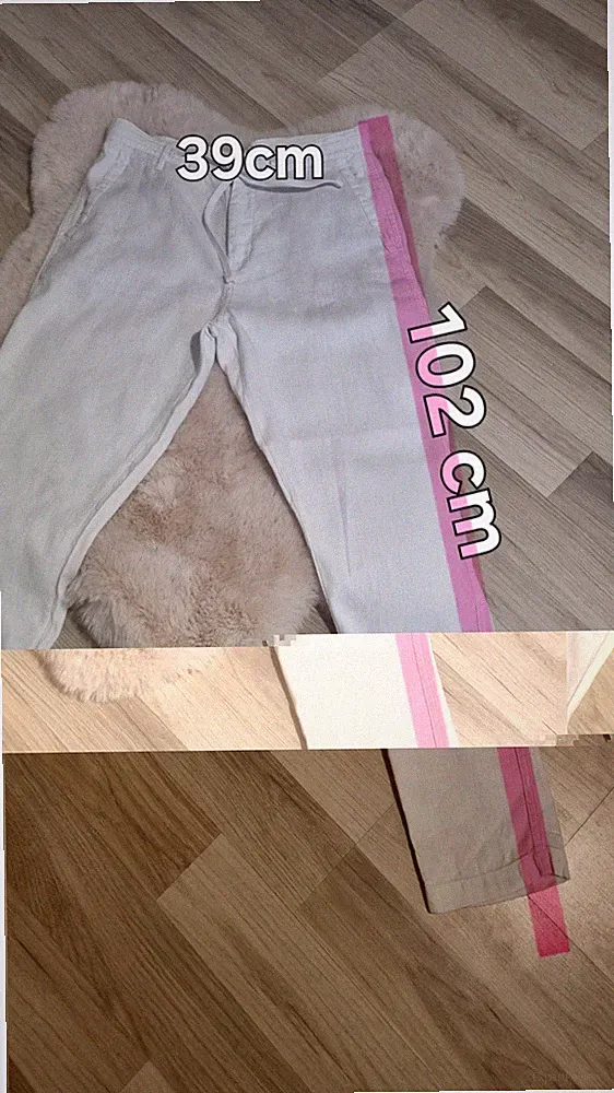 Zara Damen Lein Hose ,Gr.38