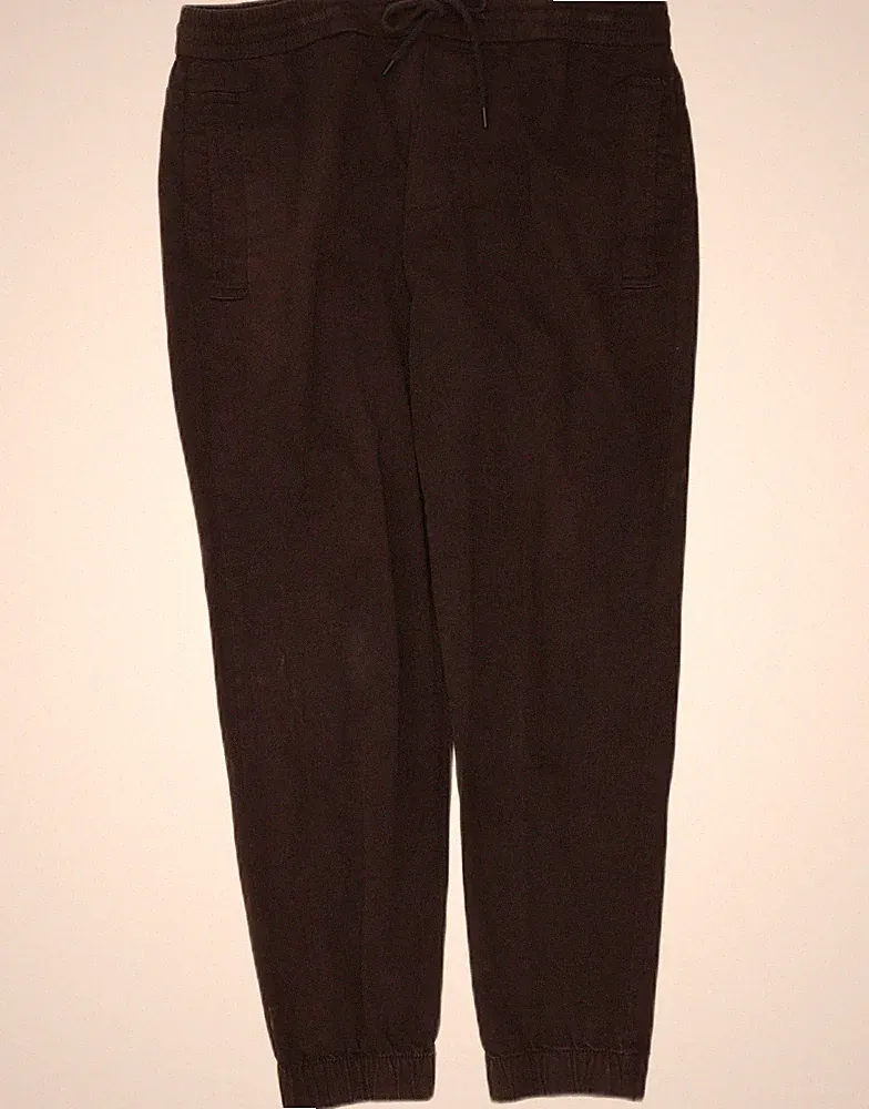 Zara Herren Jogginghose Chino Hose Medium W31 L27 Schwarz Baumwolle PB12