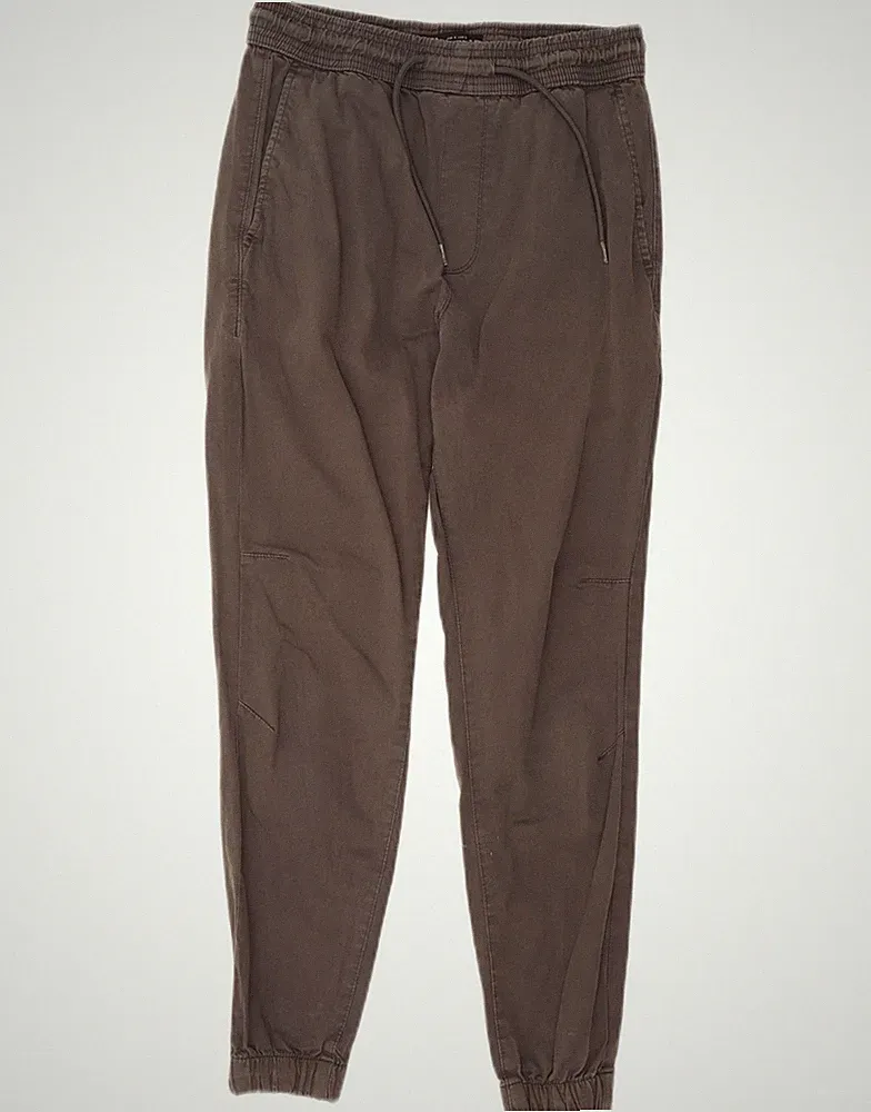 Zara Herren Jogginghose Chino Hose Small W30 L28 Grau Baumwolle CT07