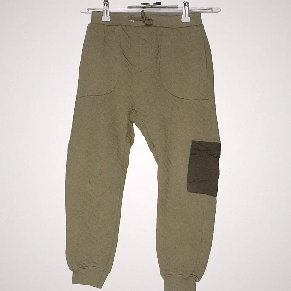 Zara, Jogginghose, Größe: 134, Grün, Baumwolle/Elasthan, Chevron #LIy