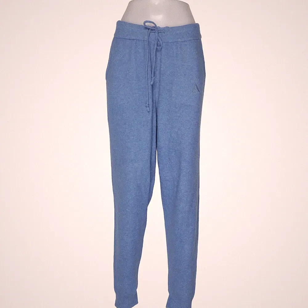 Zara, Jogginghose, Größe: L, Blau, Acryl/Polyester, Einfarbig, Damen #Dt6
