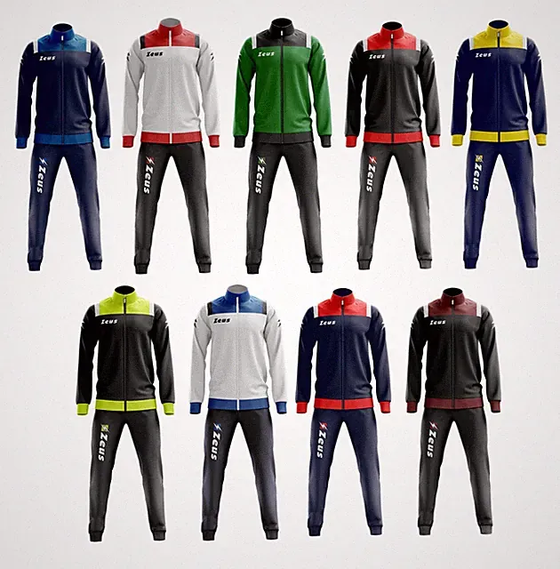 ZEUS SPORTANZUG MODELL RELAX VESUV TRAINING RUNNING FULL ZIP UNISEX