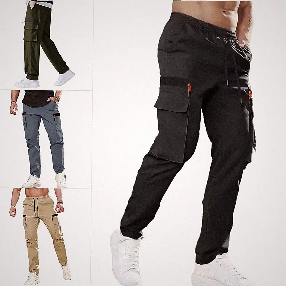 Zuverlässige Stretch Jogginghose Cargohose für Herren für Wandern und Freizei