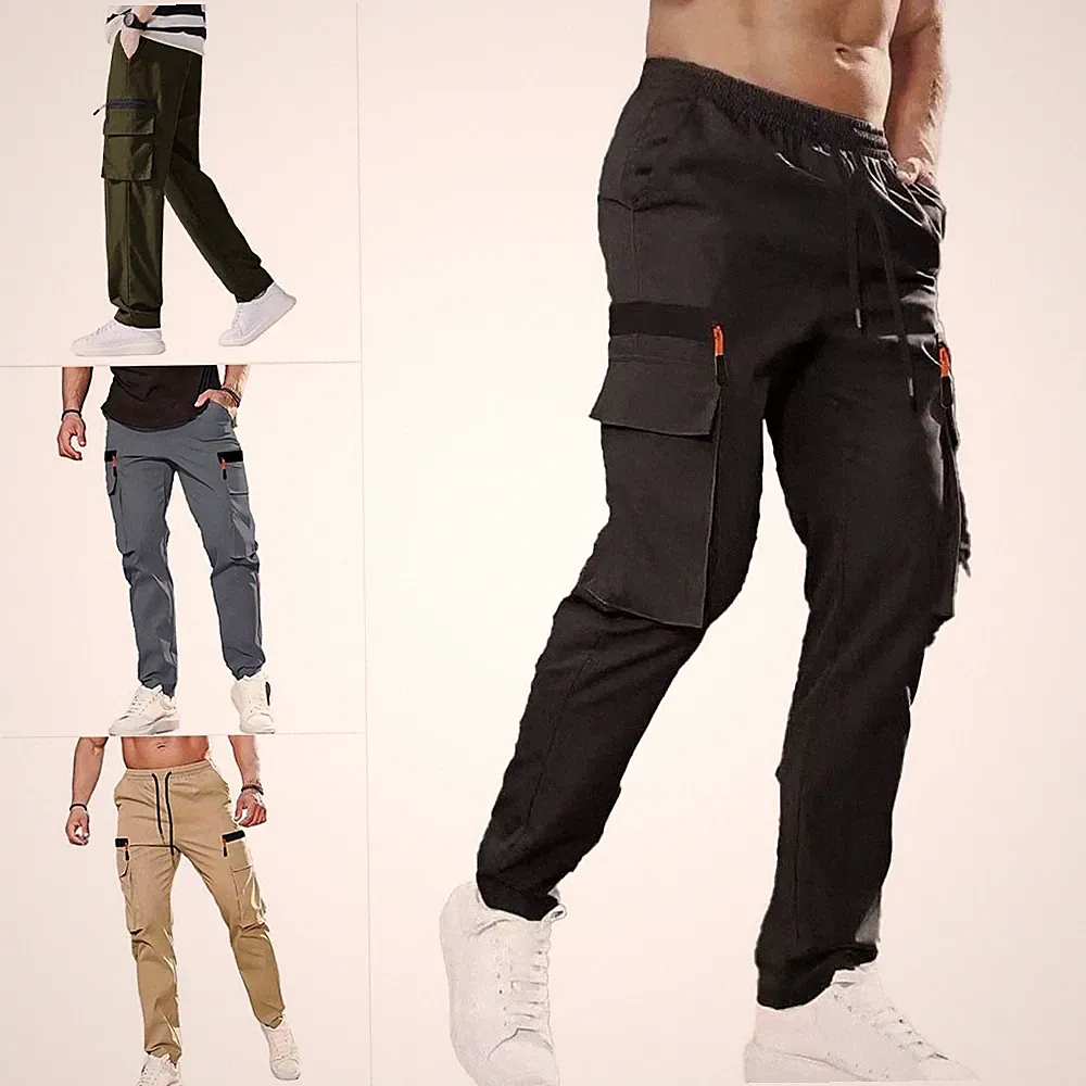 Zuverlässige Stretch Jogginghose Cargohose für Herren für Wandern und Freizei
